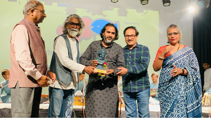राष्ट्रीय कला शिविर में सम्मानित हुए चित्रकार भूपेंद्र अस्थाना