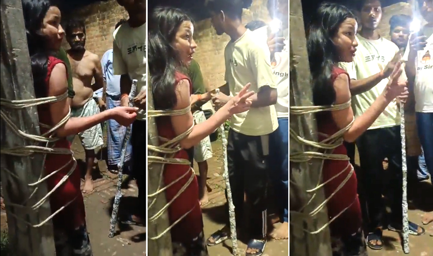 बरेली में नेपाल की छात्रा के साथ बर्बरता: चोर के शक में खंभे से बांधकर पिटाई, पुलिस की त्वरित कार्रवाई से बची जान