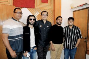 Recording songs for "aaj ke Sholay"