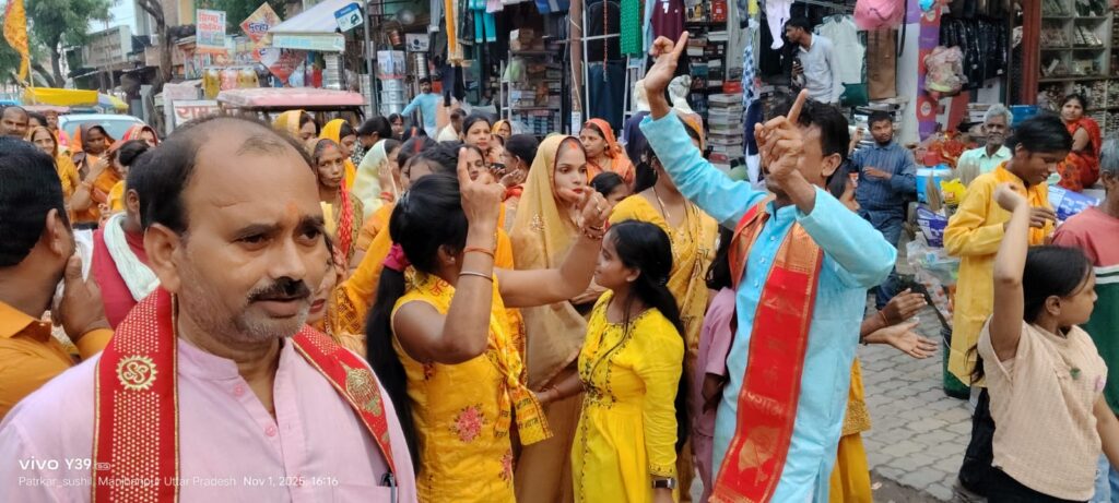 A grand procession was taken out for Baba Khatu Shyam.