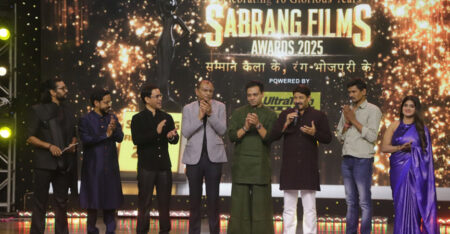 'Sublime Musics' launched by Manoj Tiwari and Nirahua at Sabrang Awards
