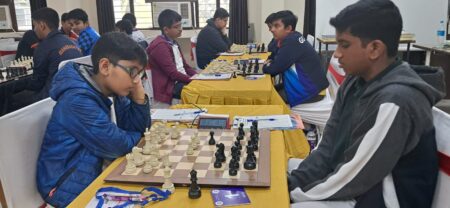 नेशनल सब-जूनियर शतरंज चैंपियनशिप 2025: चौथे राउंड में उलटफेर और रोमांचक मुकाबले National Sub-Junior Chess Championship 2025: Upsets and thrilling contests in the fourth round