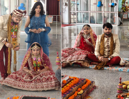 भोजपुरी फिल्म ‘लाल दाना’ का मुहूर्त: शूटिंग के दौरान शादी कर अनिल अनन्या ने लिया आशीष Bhojpuri film 'Lal Dana' muhurat: A new story filled with mysterious romance