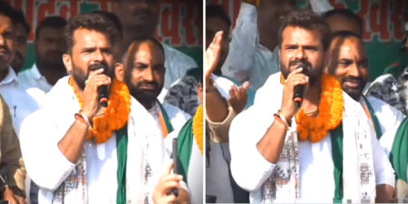 बिहार चुनाव: छपरा में अखिलेश यादव की रैली के दौरान खेसारी लाल यादव के पिता की जेब से 5,000 रुपये उड़ाए Bihar Elections: Rs 5,000 stolen from Khesari Lal Yadav's father's pocket during Akhilesh Yadav's rally in Chhapra