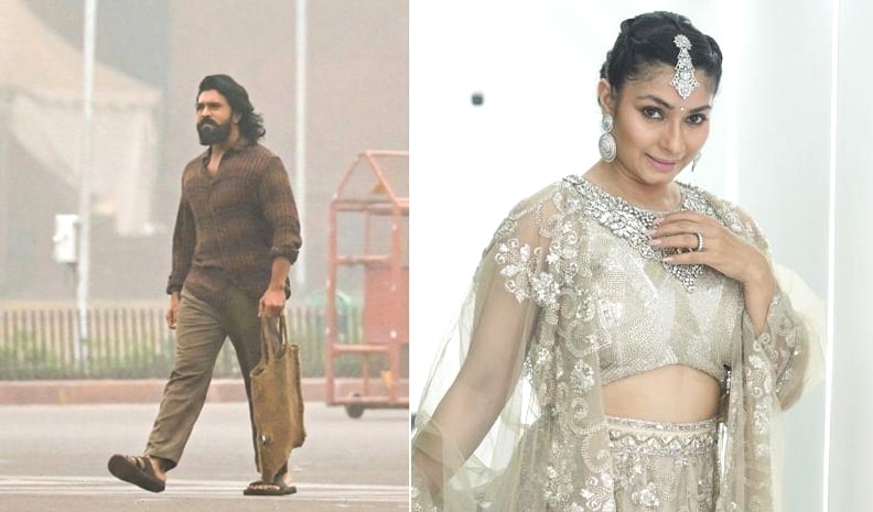 A touch of glamour and excitement in the December chill: Ram Charan's raw avatar and Tanishaa Mukerji's stylish warmth.