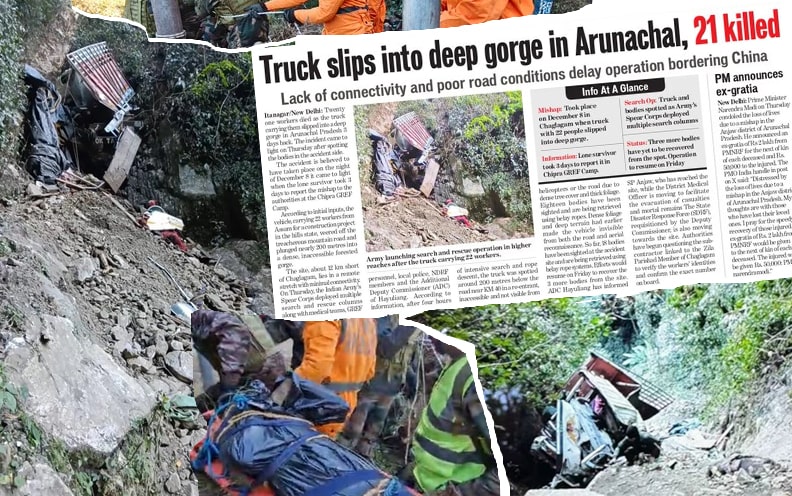 Silence of laborers on the border roads of Arunachal Pradesh