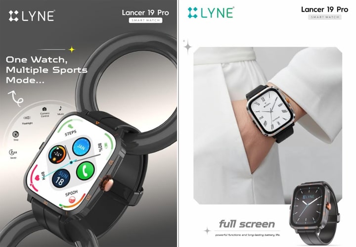 The smartwatch that's sure to make you want to buy it is available for ₹5,999! The Lin Lancer 19 Pro has been launched.