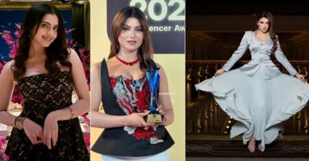 Urvashi Rautela's 'Lucky 7' connection, and Kashika Kapoor's double appearance at a party and event.