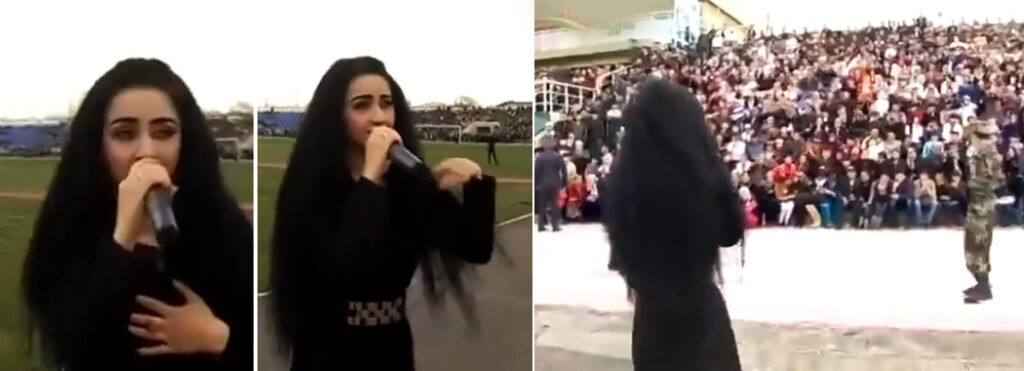 Nazia Karamatullah wowed the audience by singing 'Jab Tak Hai Jaan'.