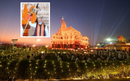 Prime Minister Narendra Modi participated in the Somnath Swabhiman Parv and led the Shaurya Yatra.