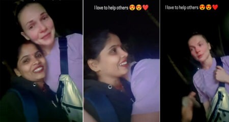Sindhu Kumari won hearts by helping a foreign tourist who was lost in Mumbai at night; the video is going viral.