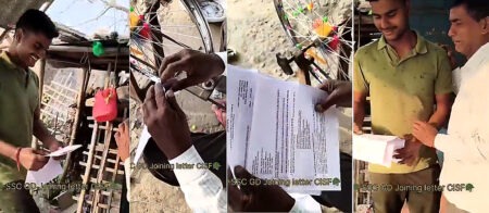 From dream bicycle to CISF uniform