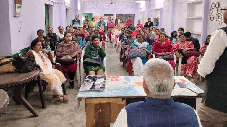 UP teachers launch a strong protest against the mandatory TET! #campaign hashtag launched on X