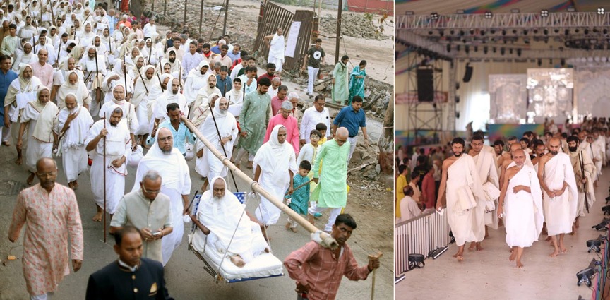 The historic 'Sanyam Rang Utsav' has begun in Borivali, with 64 aspirants ready for initiation!