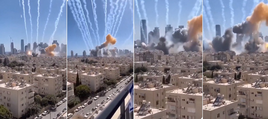 BREAKING: Brutal images from Israel show Iranian ballistic missiles destroying everything in their path. Iran showered Tel Aviv this morning with its ballistic projectiles that Israel’s air defense system cannot stop. The footage has been verified as genuine.