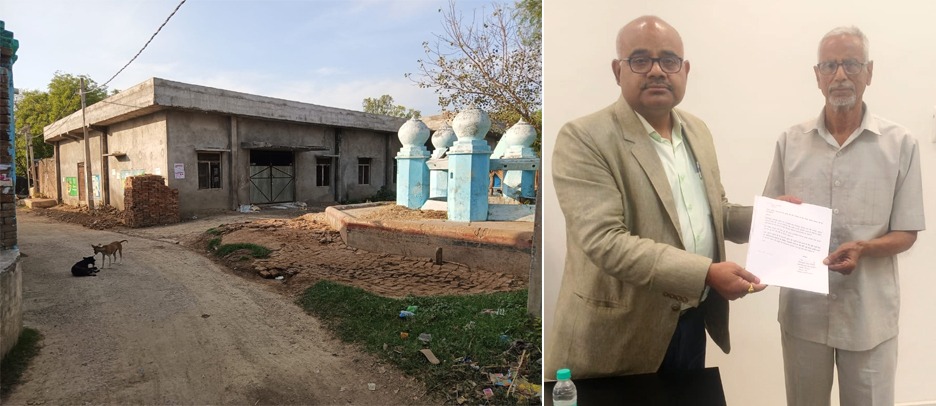 Handed over a newly constructed building to the government for the establishment of a women's hospital.