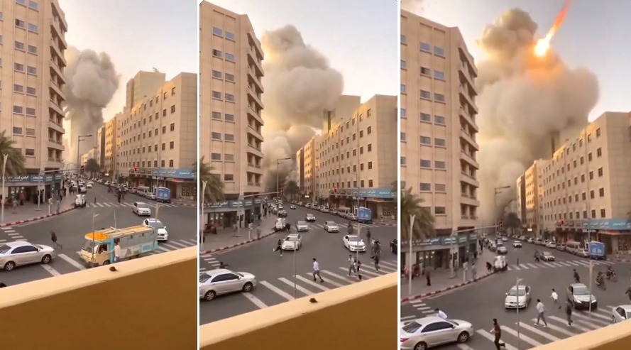 This was done with hypersonic missiles an hour ago.