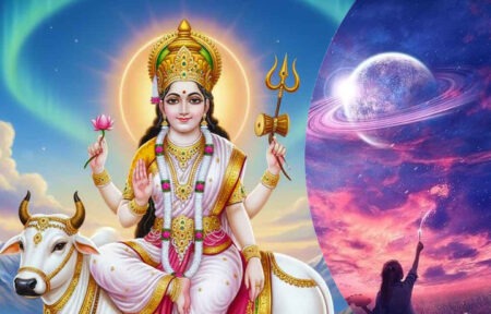 Mother Mahagauri: Guiding us toward the complete awakening of the Sahasrara Chakra and the realization of Supreme Energy.