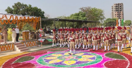 390 New Recruits, Caps and Belts Ready! Grand Passing-Out Parade Ceremony for Trainee Constables in Kaushambi