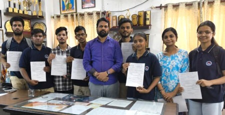 8 Students from Shri Ramswaroop University Selected at Adani Airports: A Well-Deserved Reward for Hard Work!