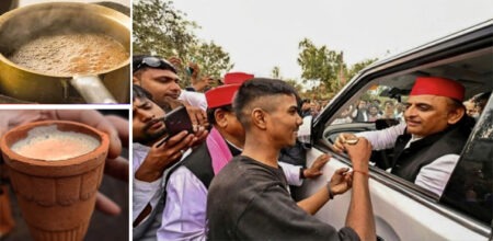 A Sip of Tea Sparks Political Row in Fatehpur
