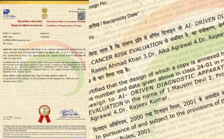 Early Detection of Oral Cancer via AI: Recognized by the Government of India!