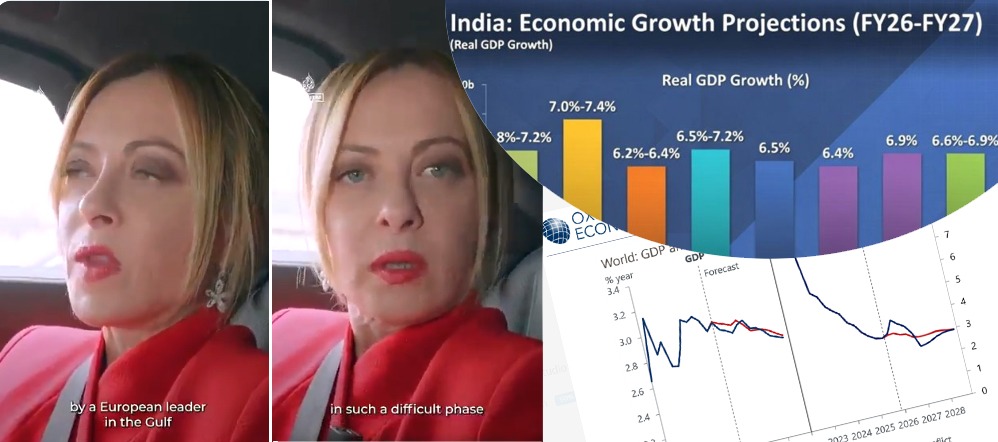 Meloni's Stern Warning! 'Italy Will Not Sacrifice Its Interests to Suit the Whims of Any Single Nation' — Iran Conflict Deals a Severe Blow to India's Growth