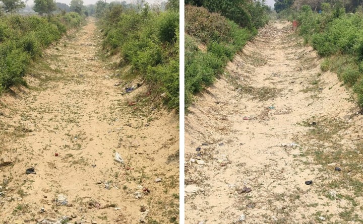 Water disappears in Saryu Canal Section 4! Animals are suffering from thirst.