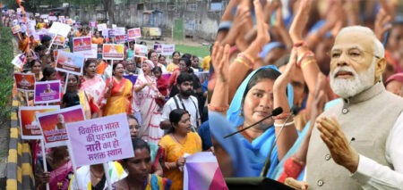 Turn this into a brief news report, but ensure it is impactful. Women trapped in the tangled web of destiny, policy, and politics. Shakti Vandan Act