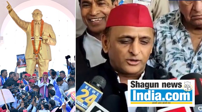 Akhilesh issues a stern warning to those vandalizing Baba Saheb's statue: "This is a long battle, and it will be fought with determination."
