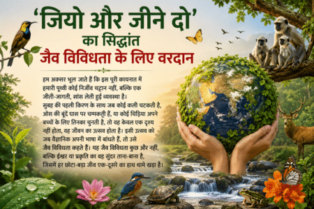 ‘जियो और जीने दो’ का सिद्धांत जैव विविधता के लिए वरदान