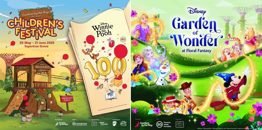 Two New Disney-Themed Creative Games Launched for Families at Singapore's 'Gardens by the Bay'