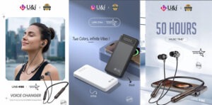 U&i Expands Entry Star Series with the Launch of Premium ANC Neckband, High-Capacity Powerbank, and Ultra-Fast Car Chargers