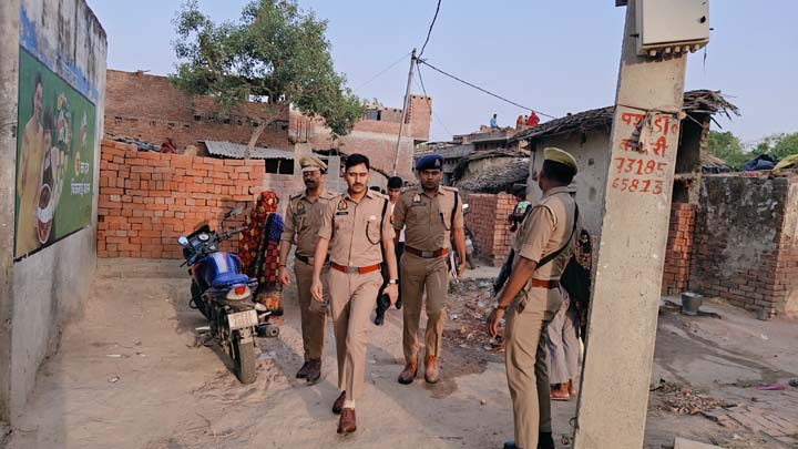 Body of a 12-year-old boy found on a cot with a belt tightened around his neck.