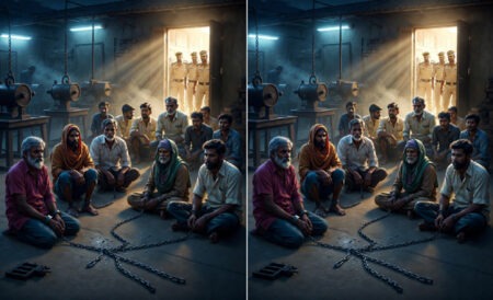 Shocking revelation of bonded labor in Muzaffarnagar: 12 workers rescued from the jaws of death; 2 arrested.
