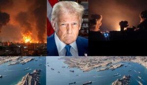Strait of Hormuz closed again following Israeli attack; scenes of devastation in Iran.