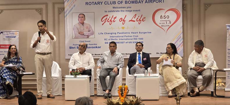 Sunil Gavaskar brought time to a standstill, as the heartbeats of 850 children became the rhythm of celebration.