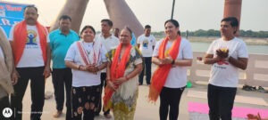 Grand Yoga Festival at Namo Ghat: CRPF celebrates International Yoga Day.