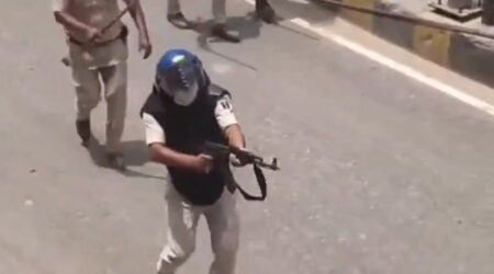 Firing on students with an AK-47 in Siwan: Policeman suspended; Opposition creates an uproar in Parliament.