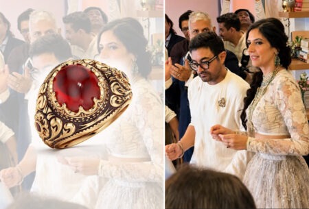 Aamir Khan Gifts Gauri Spratt a Rare Madagascar Ruby Ring
