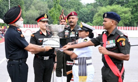 Military readiness of young medical officers! Grand passing-out parade in Lucknow.