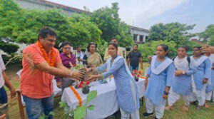 Open gym inaugurated at Khun Khun Ji Girls' College; students receive a fitness gift.