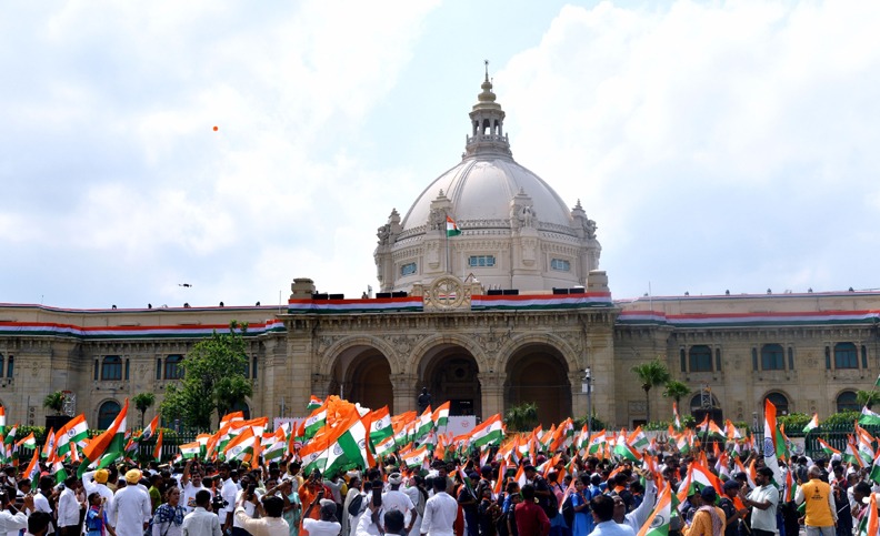 The Tricolour is a symbol of development, heritage, and India's pride and glory: CM Yogi.