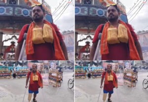 Lost a leg, but not the spirit! Undertaking the Kanwar Yatra with a prosthetic leg.