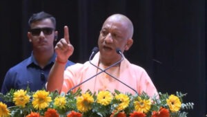 CM Yogi launches a scathing attack on the opposition, saying, "Earlier, there was no development in UP; instead, riots used to take place."