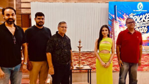 Donal Bisht's glamour and Simran Bhardwaj's live performance at the Chembur Gymkhana cricket tournament.