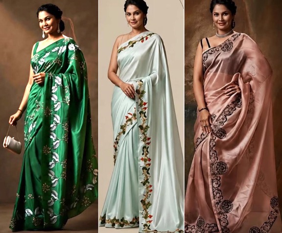 नवरात्रि का रंगीन ग्लैमर में छाया रूपाली सूरी का साड़ी जलवा Rupali Suri's saree charm shines in the colorful glamour of Navratri