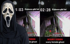 A spirit has come to fulfill his girlfriend's unfulfilled dream? A viral video shows a ghost bathing and changing clothes with her lover!